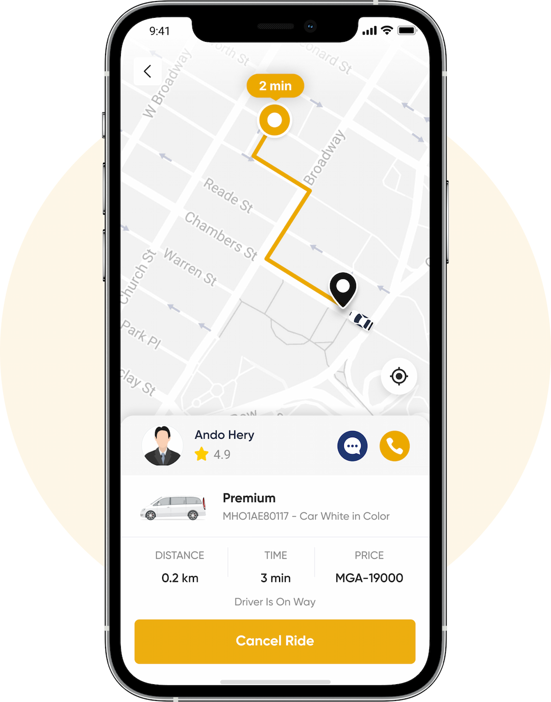 App screen